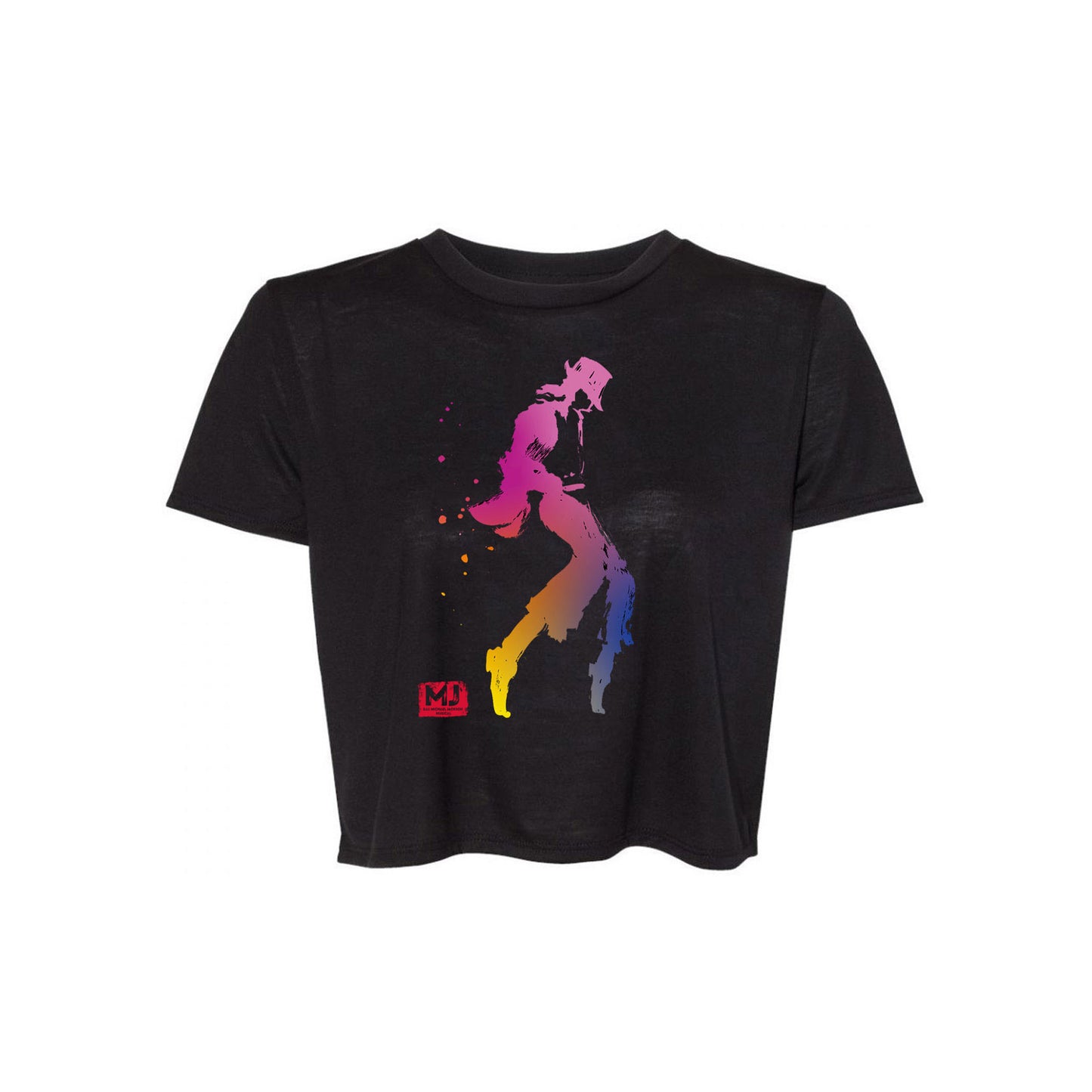 MJ EU Watercolour Cropped T-Shirt